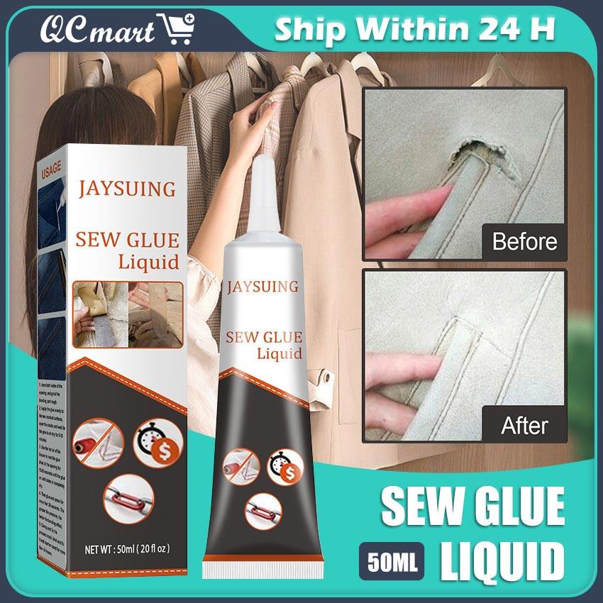 Ml Ultra Stick Sew Glue Liquid Patches Tools Diy Fast Dry Strong Sew Repair Adhesive Fabric