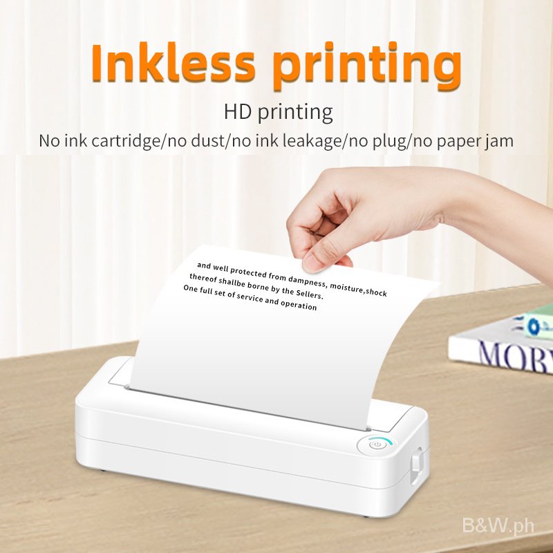 A4 paper size portable printer for pdf document printing thermal