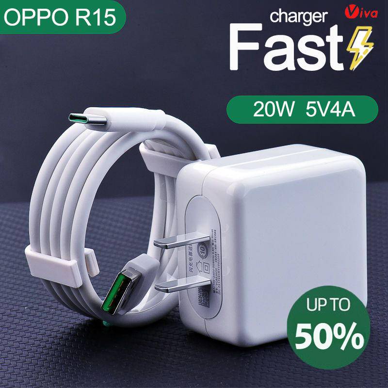 20W OPPO Charger VOOC Super Fast Charging Head 5V4A for USB Charger