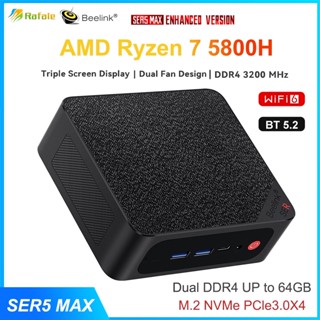 ACEMAGICIAN [Gaming PC] Ryzen Mini PC, AMD Ryzen 7 5800U 16GB DDR4 512GB  NVME SSD Mini Desktop Computer,11 Pro Mini PC Gaming[WiFi6/BT5.2] [4K  UHD/RGB