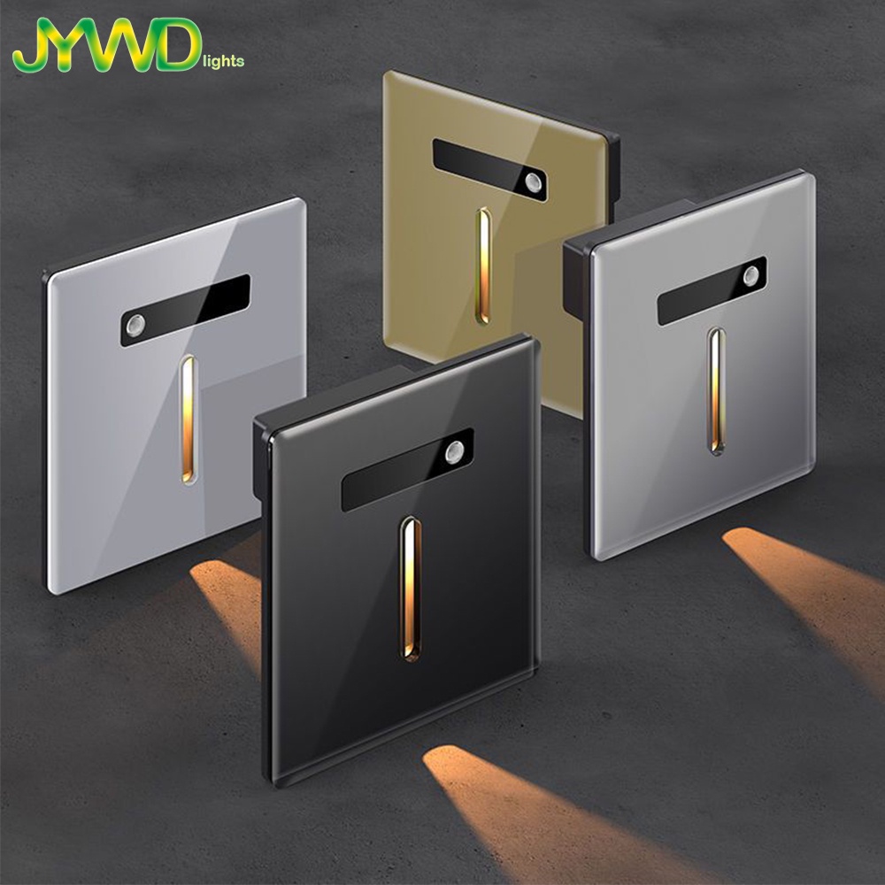 Smart Motion Sensor Night Lighting Embedded Wall Lamp Radar Sense LED ...