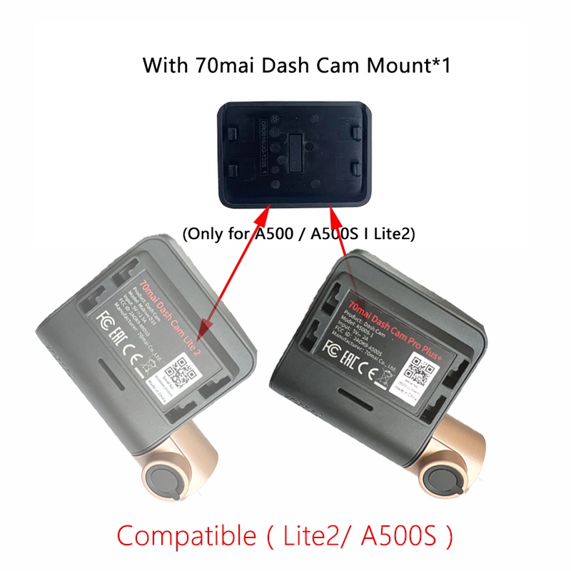 For 70mai A200 Dash Cam Pro Plus+ A500S 70mai Lite2 Mount for 70 mai ...