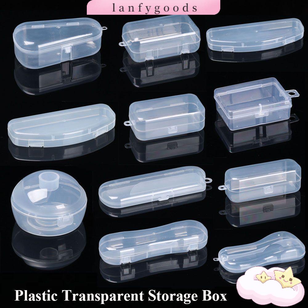 Clear Transparent Bead Accessory Storage Organizer with 24 Plastic Div