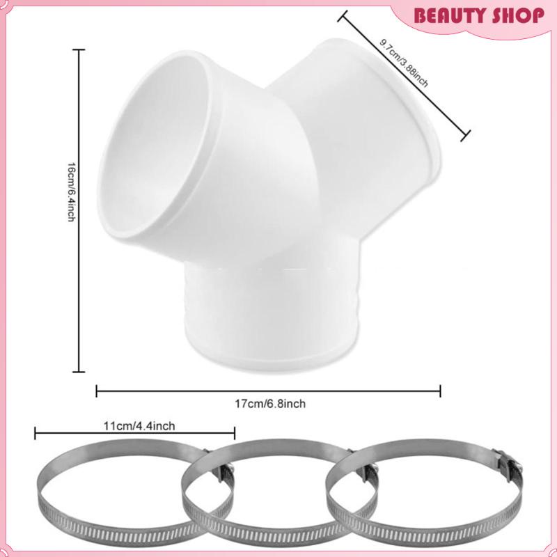 Duct Connector, 3 Way Hose Adapter Splitter for Hose, Y