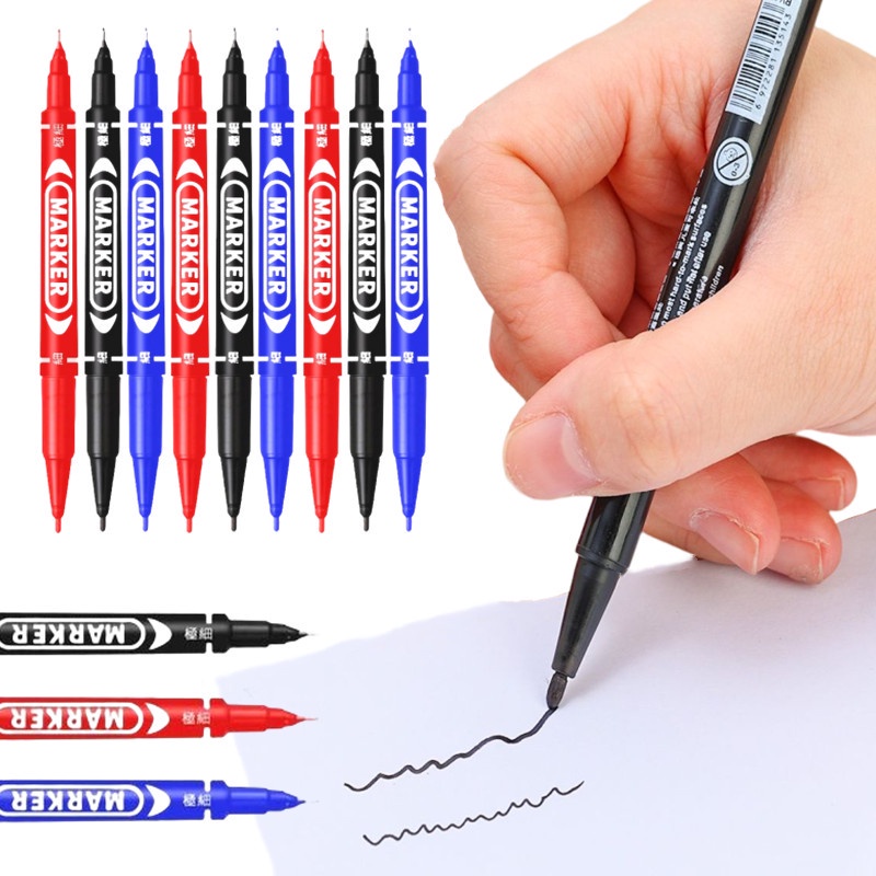 Permanent White Black Red Acrylic Paint Pens Extra fine Tip Oil Based