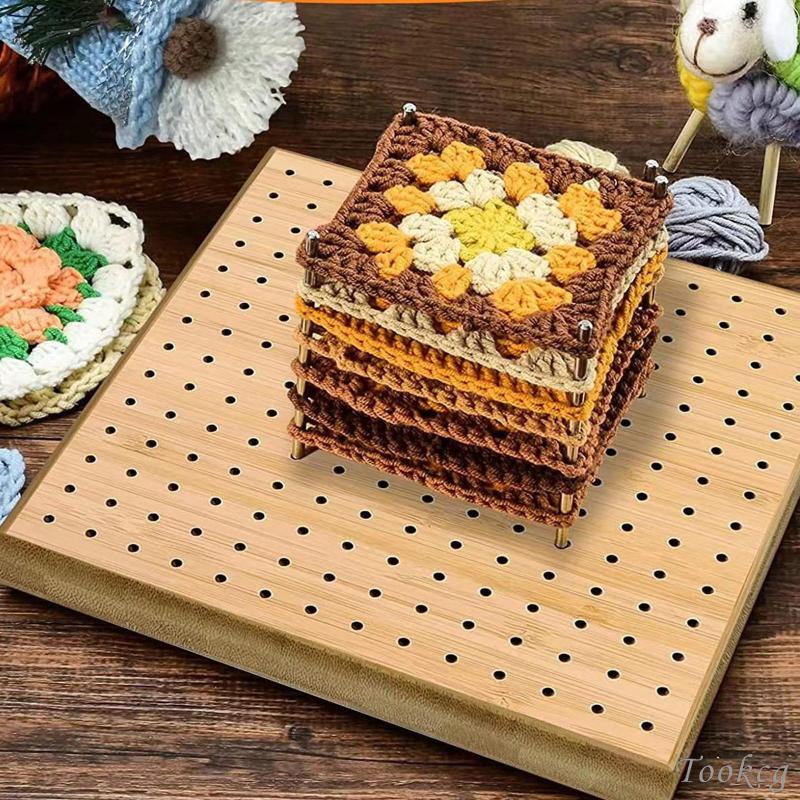 [Tookcg] Crochet Blocking Board, Blocking Board for Granny Squares