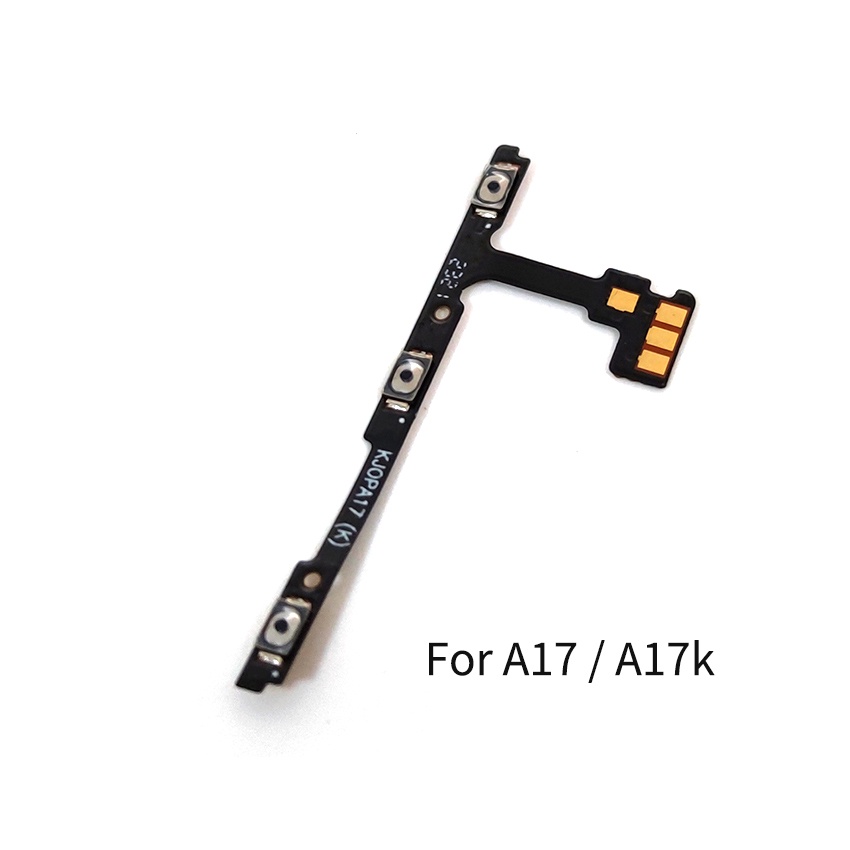 For Oppo A15 A16 A17 A17k Power Volume Button Flex Cable Side Key ...