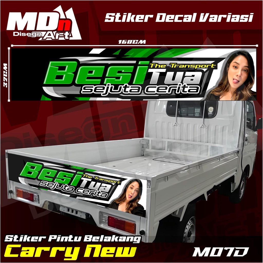 Rear Door Sticker Pick Up Rear Body L300, Granmax, New Carry, Traga ...