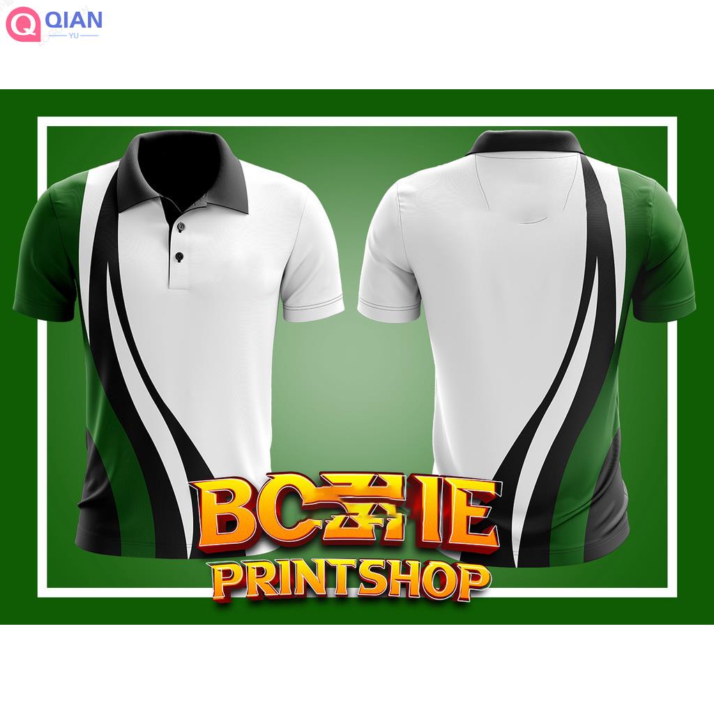 FREE CUSTOM QIANYU Full Sublimation Polo Shirt Code with logo | Shopee ...