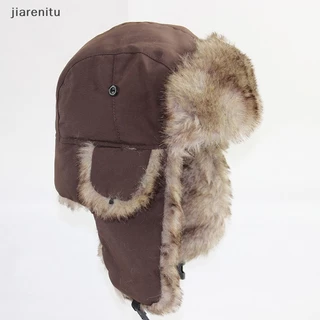 Rabbit Fur Cap Man Winter Genuine 100% Fur Bomber Hat, 49% OFF