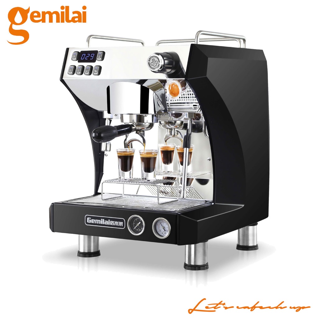 Gemilai CRM3121A Commercial Espresso Machine Dual Boilers With Rotary