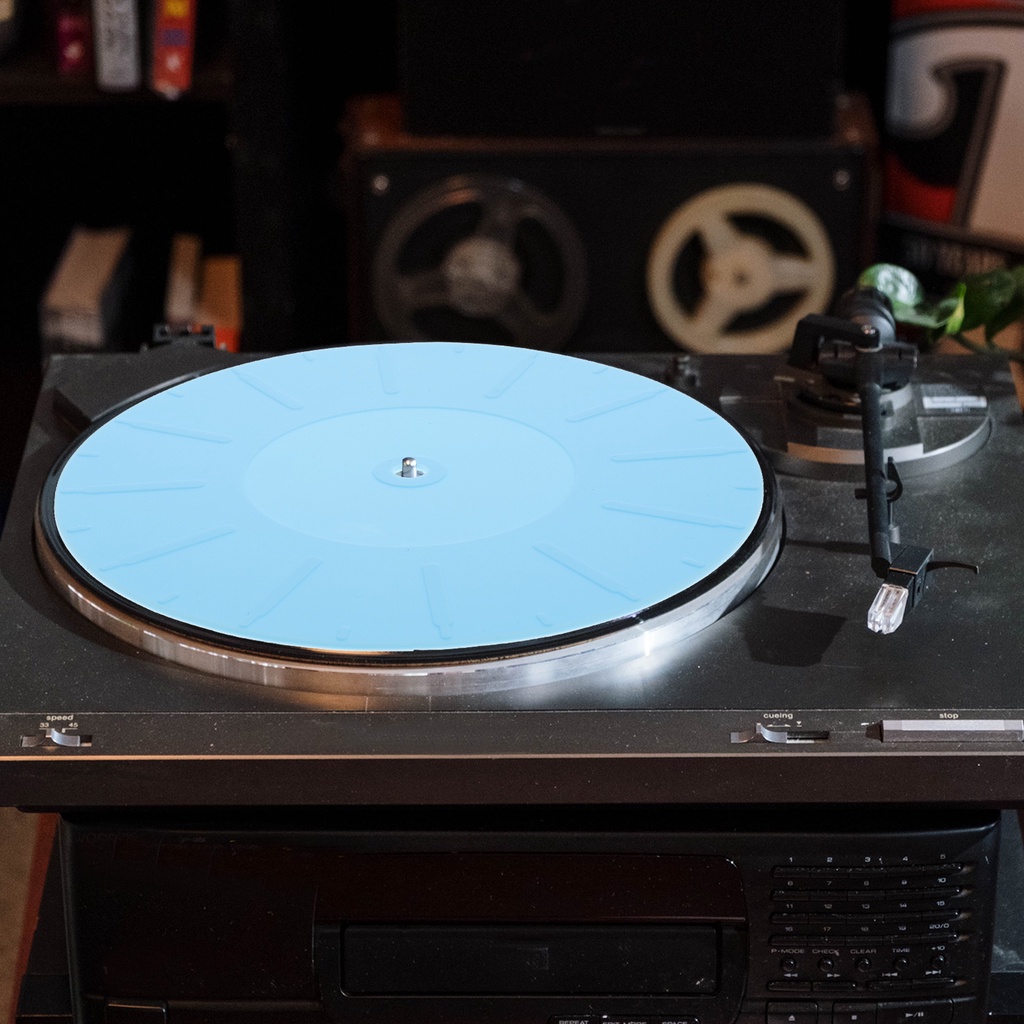 [READY STOCK] Carbon Fiber Static Turntable Mat Vinyl Record Turntables