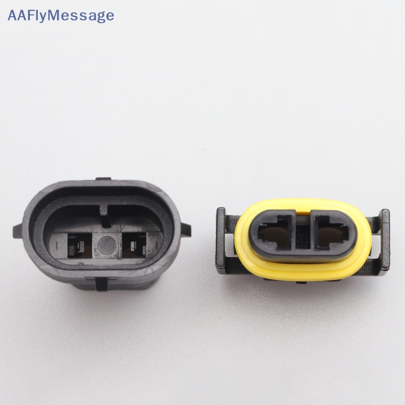 AFIYM 2 Pin H8 H11 Male Female Socket Plug Adapter for Car Foglight ...