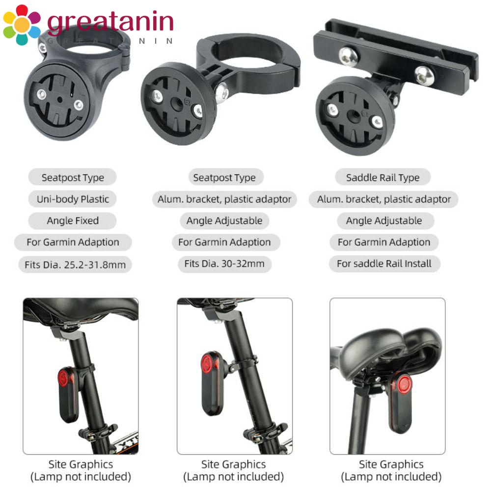 GREATANIN Bicycle Saddle Rail 2023 Radar Rearview For Garmin Varia ...
