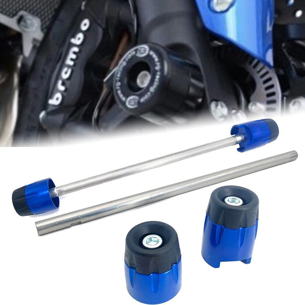 2️⃣ ZX10R Tail Tidy ALmart Axle Sliders Crash Guard Set - Fits