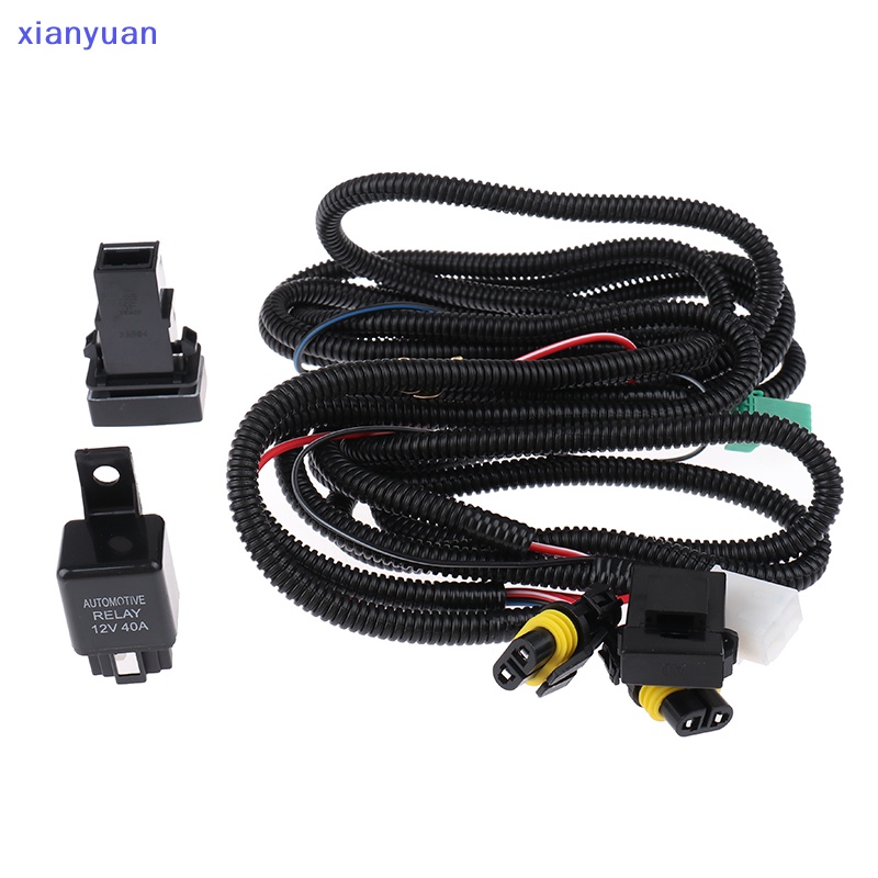 xianyuan H11 Fog Light Wiring Harness Sockets Wire LED indicators ...