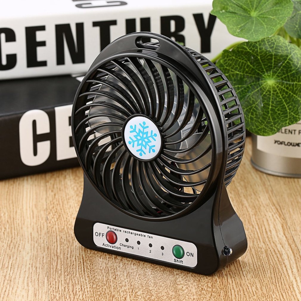 Xiaomi Portable Rechargeable Led Light Fan Air Cooler Mini Desk Usb Fan ...