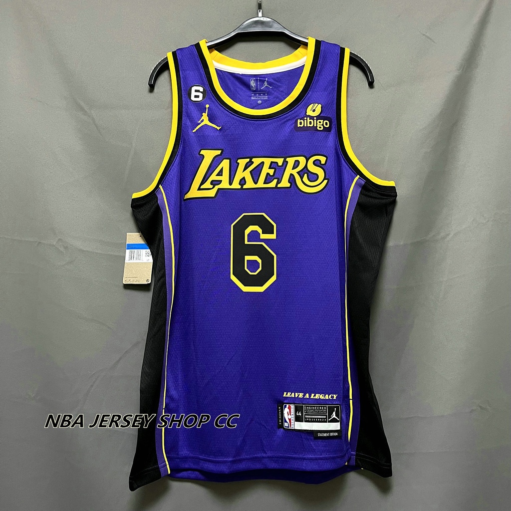 Los Angeles Lakers 6 Lebron James Statement Edition Jersey Full Sublimation Free Customize Of 