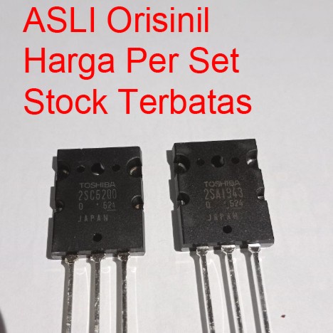 Transistor Toshiba 2SC5200 2SA1943 5200 1943 Japan High Quality Final