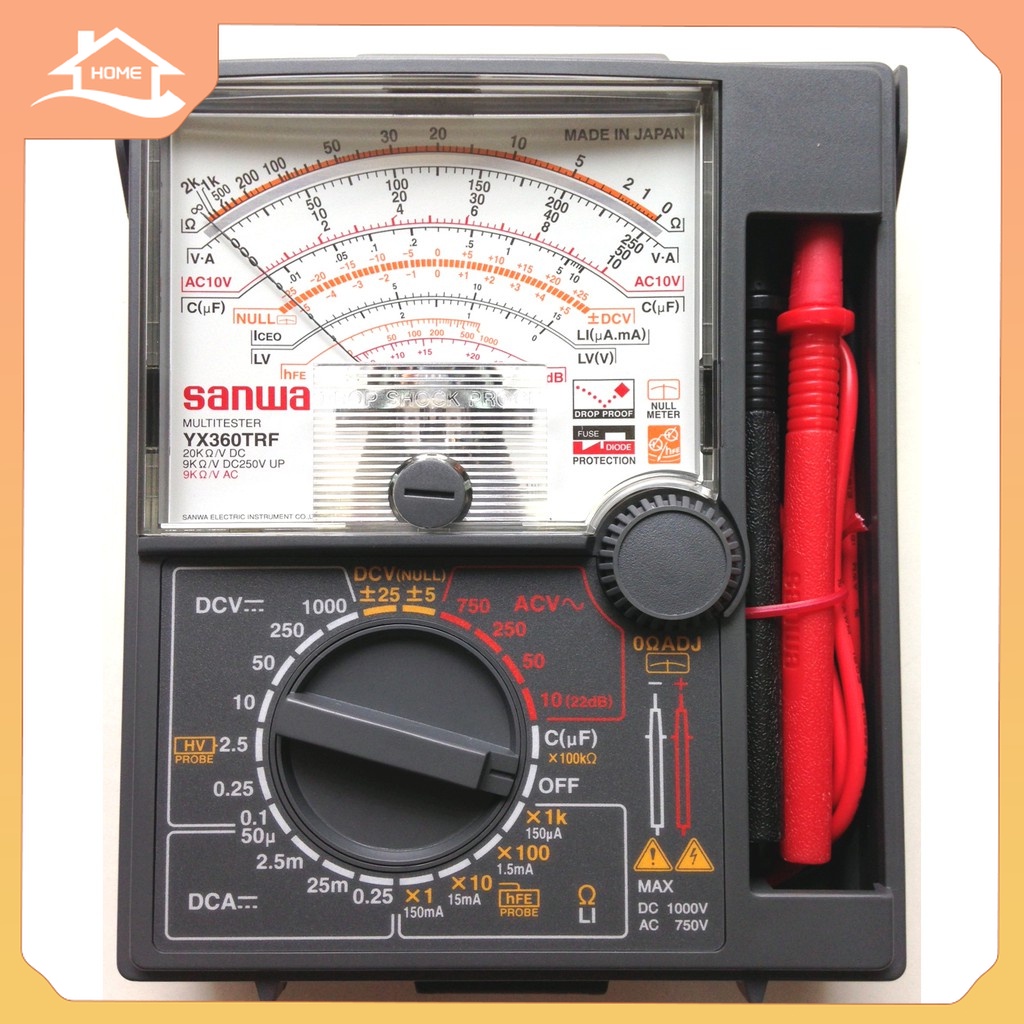 Sanwa SP21 Analog Multitester / Drop Shock Proof Meter | Shopee Philippines