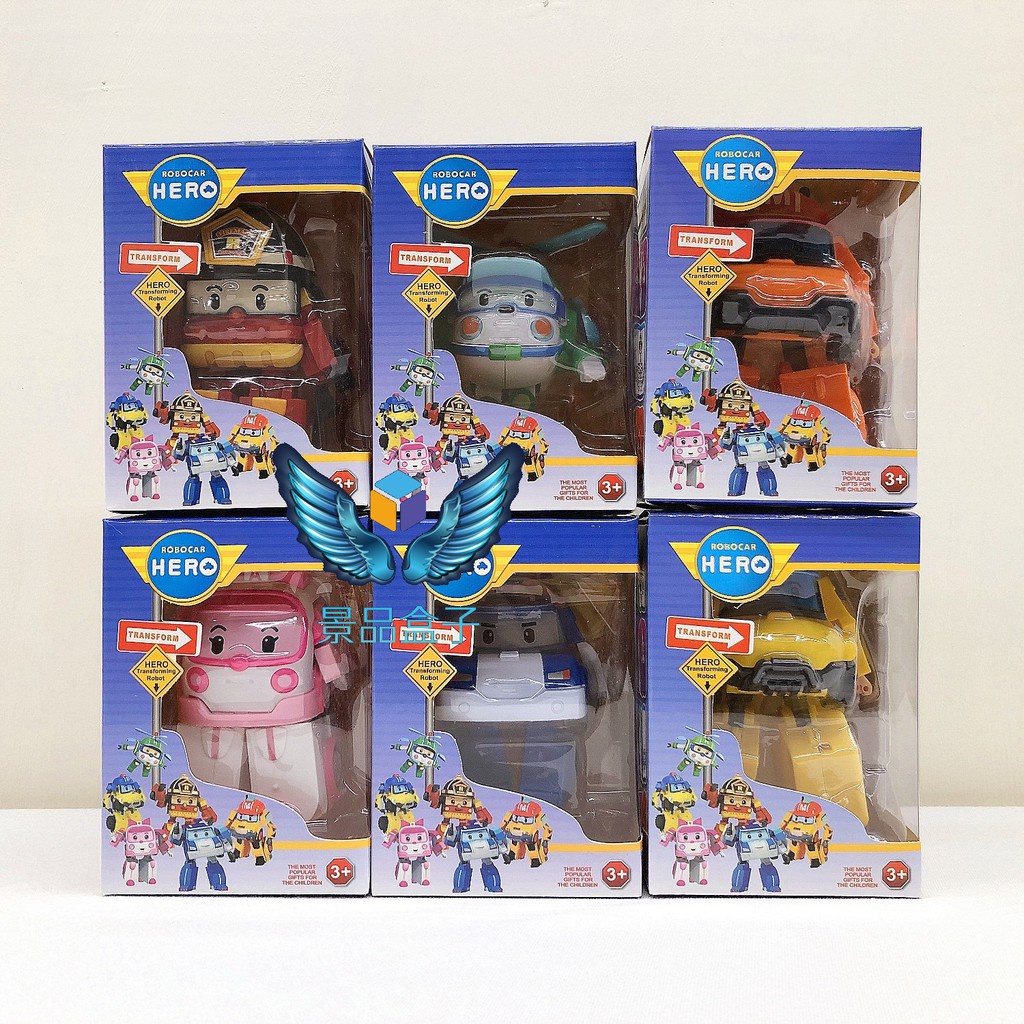 Transforming Robot Freely Transformable Robot/Toy Car POLI Police Car ...