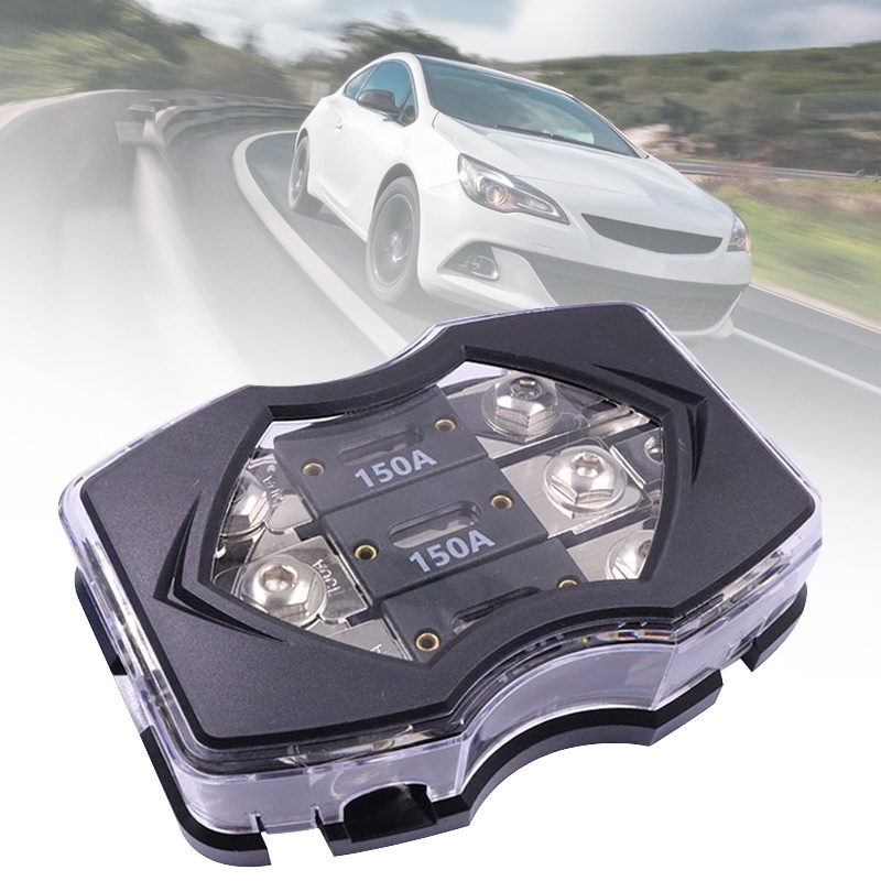 3Way Power Ground Distribution Block ANL Fuse Holder 0 Gauge In 4 Ga Out 3x150A Shopee