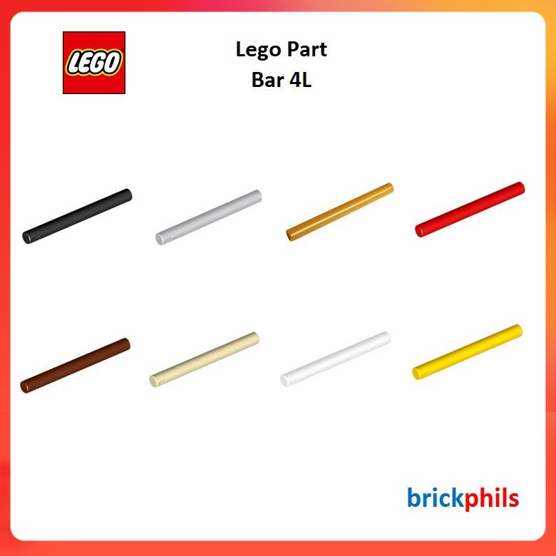 Lego Part 30374 - Bar 4L (2pcs per Lot) | Shopee Philippines