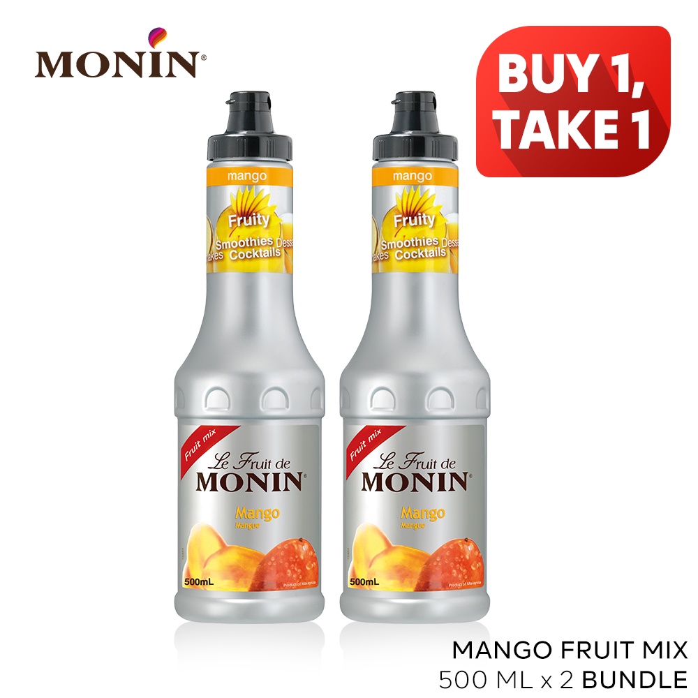 MONIN Mango Fruit Mix 500ml ( Buy 1 Take 1 ) Shopee Philippines