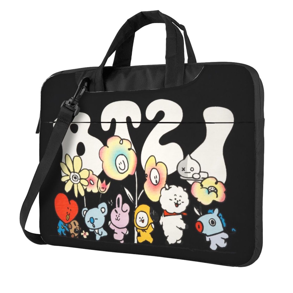 BT21 Laptop Bag Fashion Cute Laptop Sleeve Tablet Sleeve with ...