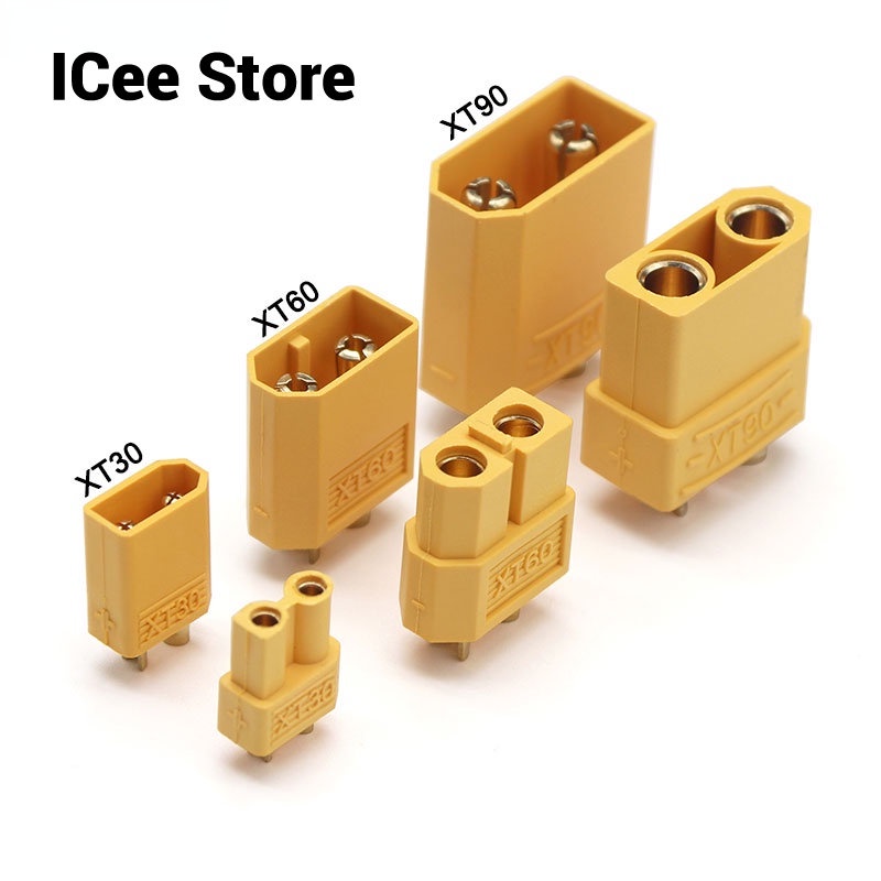 XT30 XT60 XT90 Connector Plug Male/female Bullet Welding Terminal Suit ...