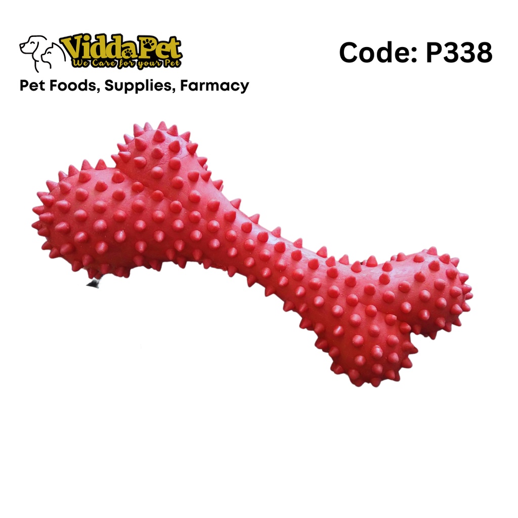 Bone Teether Toy for Pets animals dogs puppy furbaby blue pink green ...