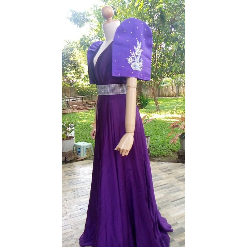 Violet filipiniana dress sale