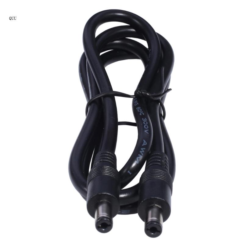 QUU DC5521 to DC5521 Cable Cord 18AWG DC5 5m x 2 1mm Male Plug to Male ...
