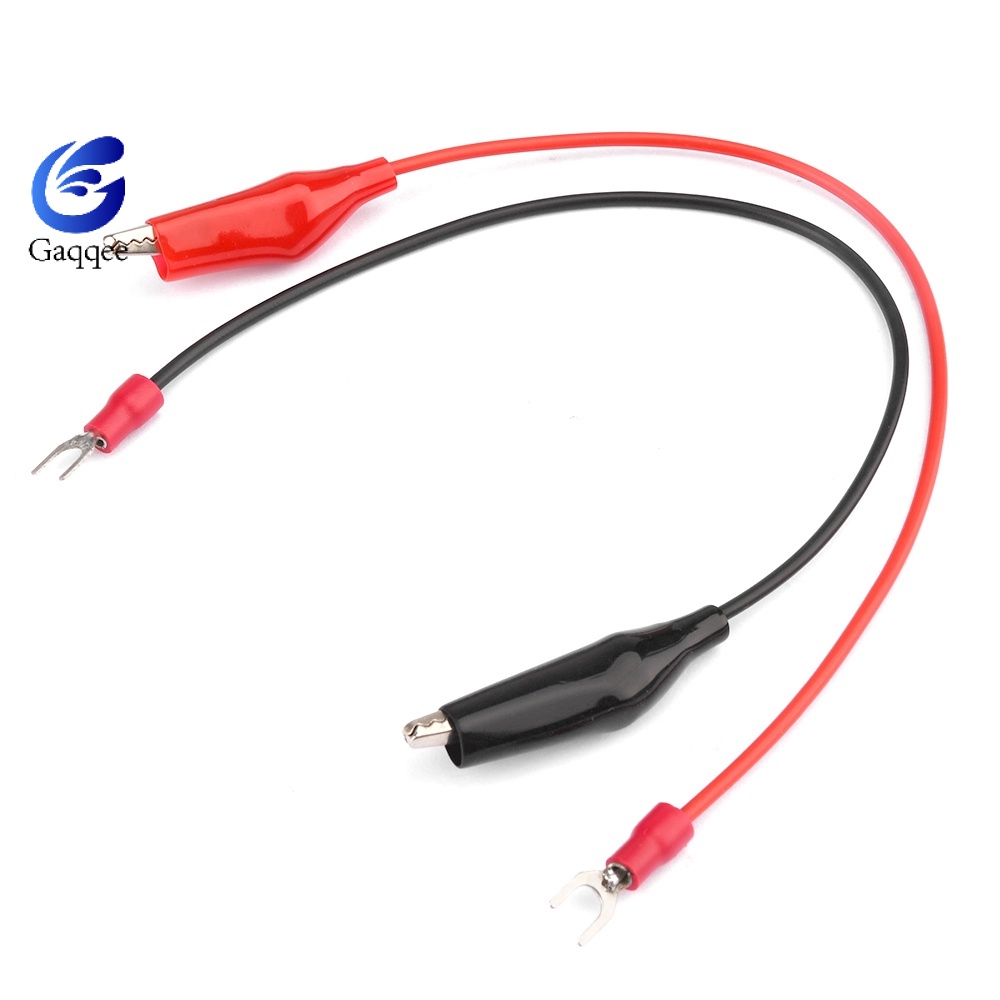GAQQEE U/Y Type Terminal to Red Black Positive Negative Crocodile Clip ...