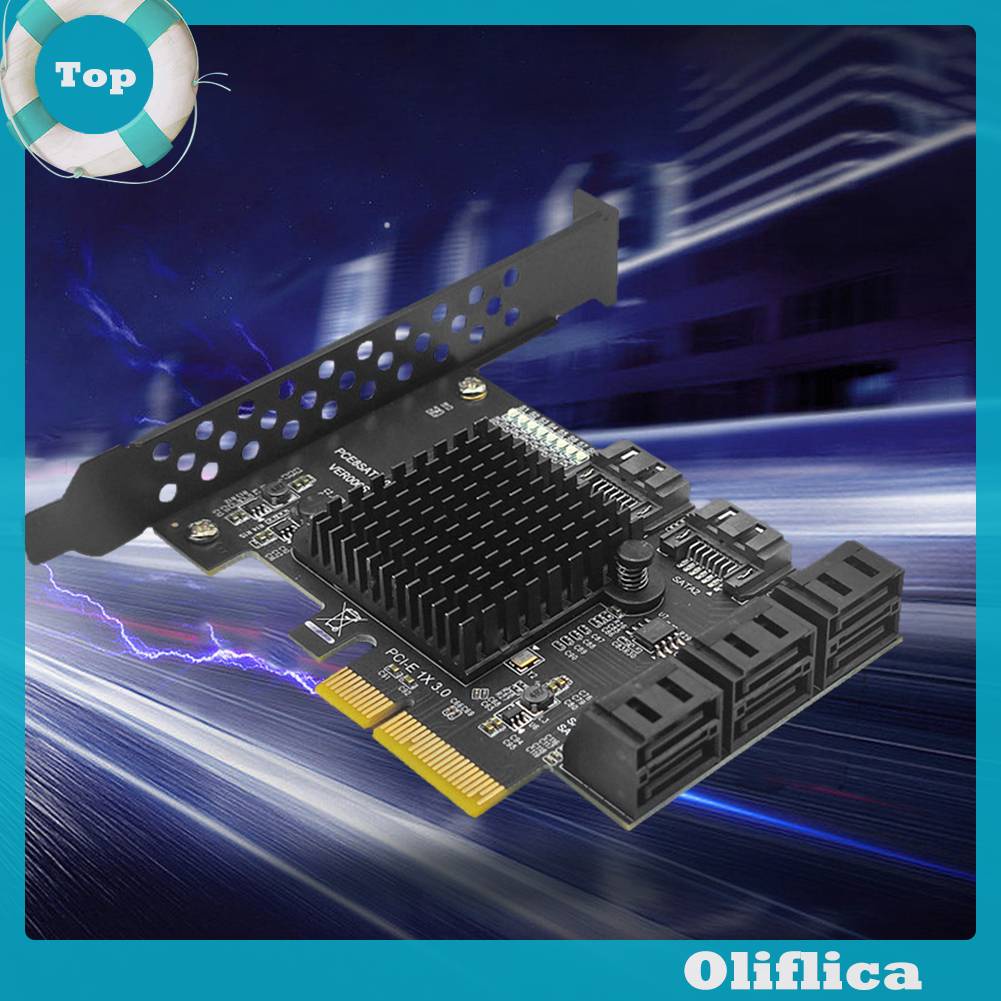 Pcie Ssd Adapter Sata 30 Gen3 Hdd Adapter Controller 6gbps For 2u Computer Case Shopee 9138