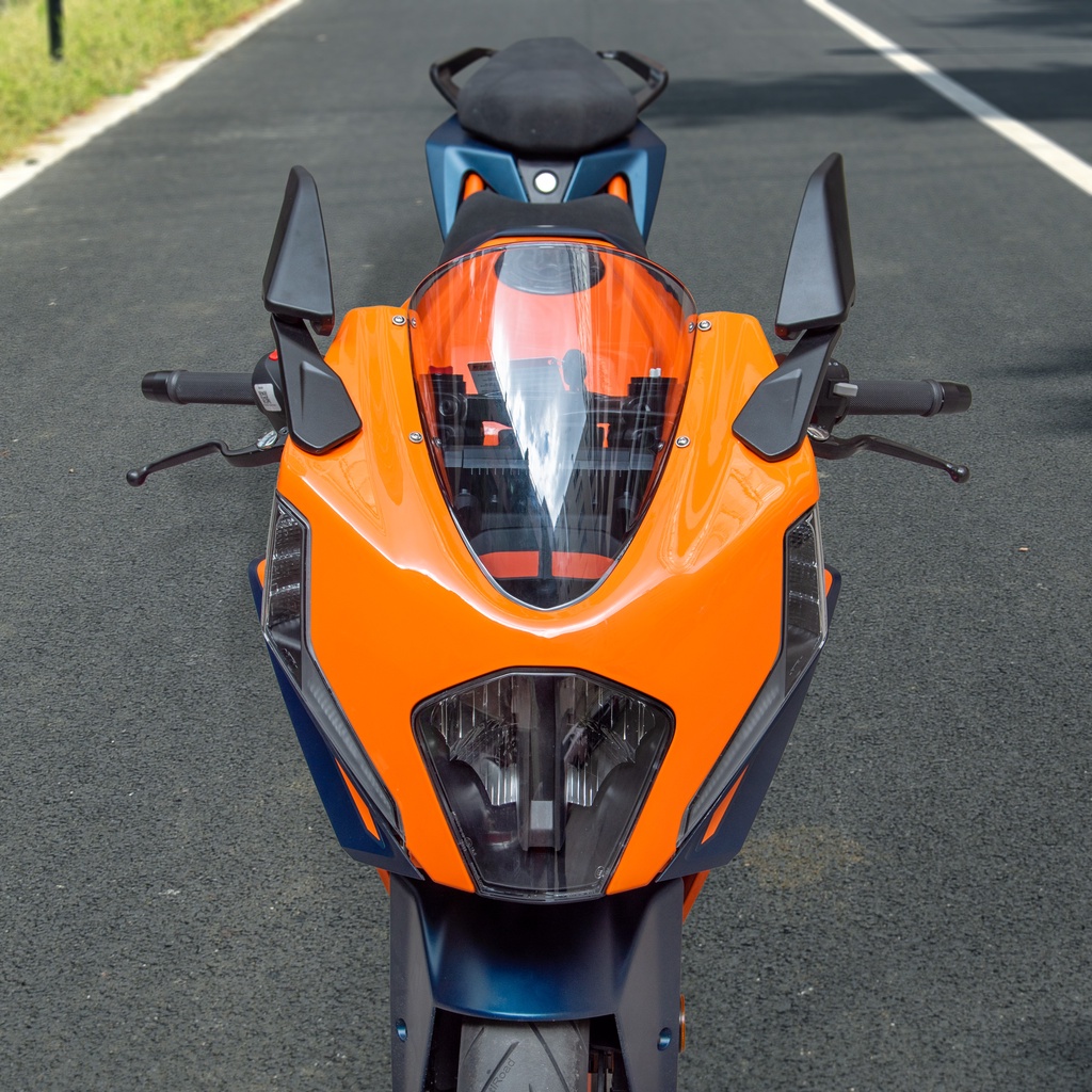 LJBKOALL Motorcycle Headlight Cover Fairng Head Lamp Cowl For KTM RC390 RC 390 RC125 RC 200 2022 2023 Front Windshield Windscreen Air Deflector Visor Shopee Philippines