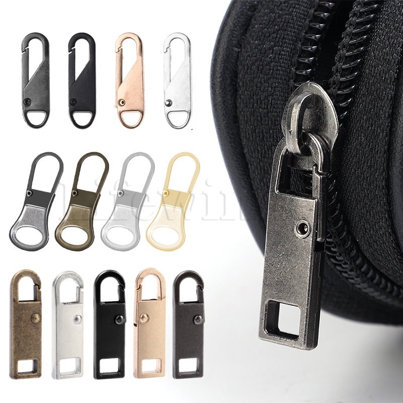 Daily Instant Zipper Repair Kit Replacement Metal Zipper Head for