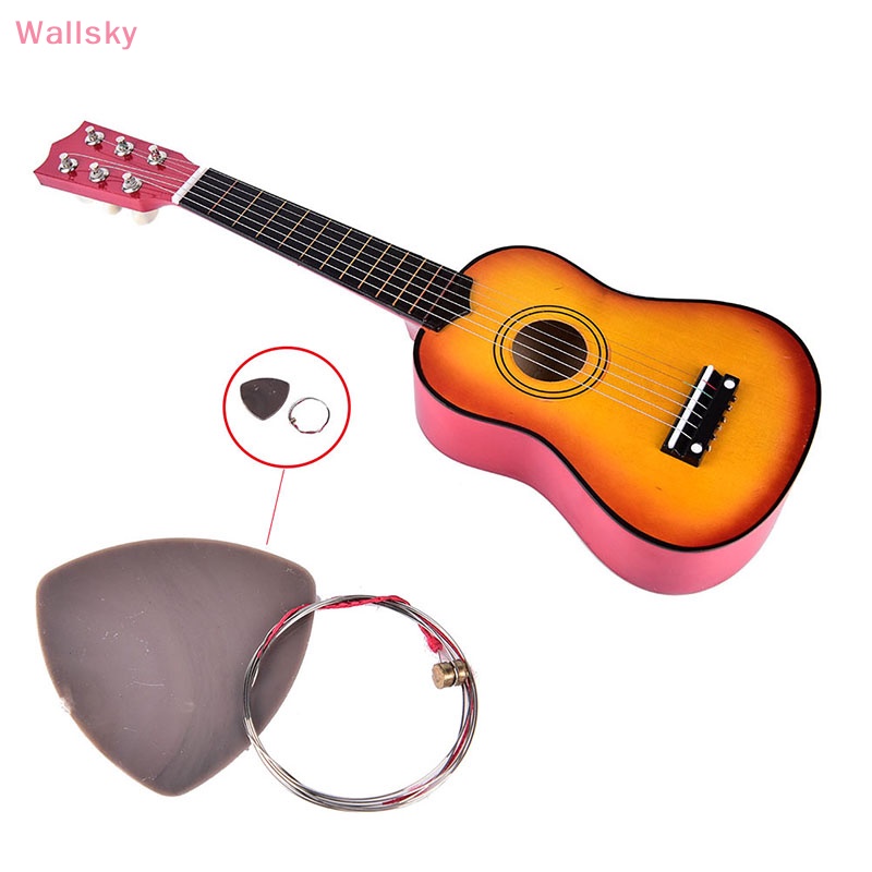 Wallsky> 21" Guitar Beginner Children Gift Hawaiian Instrument 6String