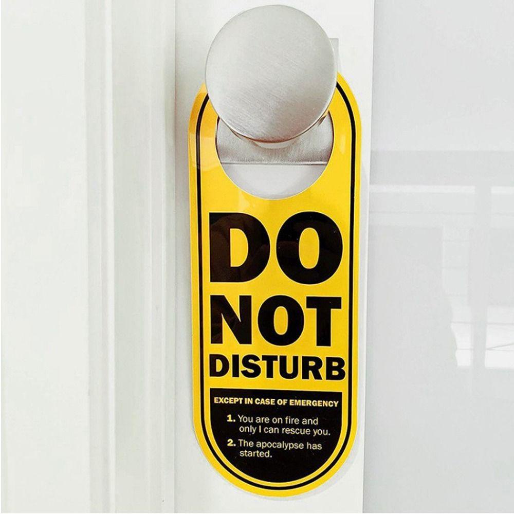 QINJUE1 Cleaning Label, Double Sided Please Do Not Disturb Door Sign ...