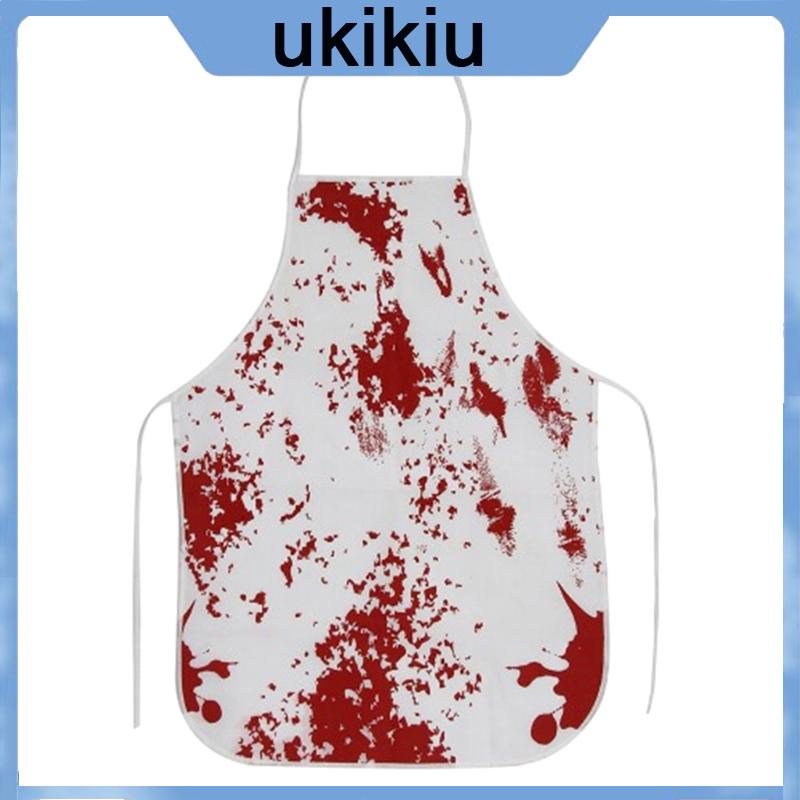 UKI Halloween Bloody Apron Halloween Theme Props Fancy Dress Scary