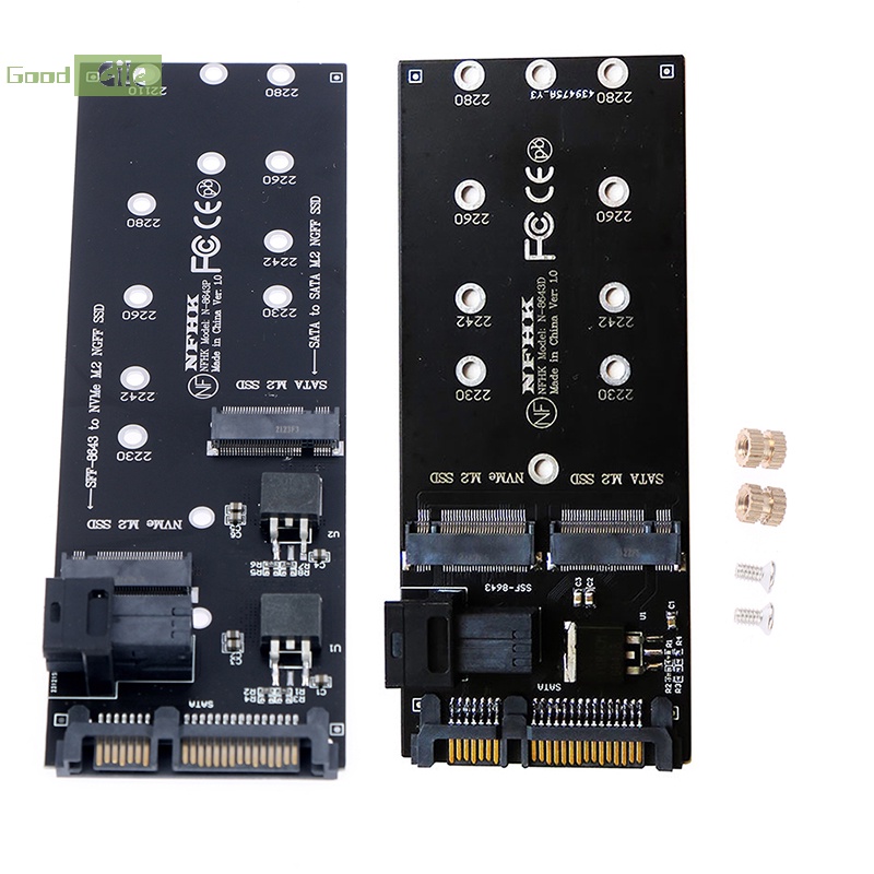 ShaOu 22Pin SATA M.2 SSD Adapter SFF-8643 to NVMe M.2 NGFF SSD for ...