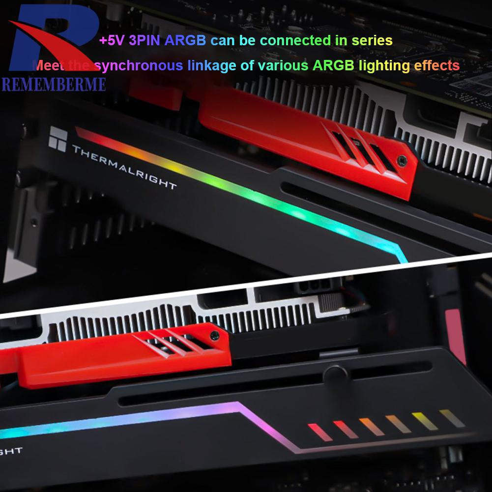 [rememberme.ph] ARGB Graphics Card Holder 5V 3PIN Serial GPU Support ...