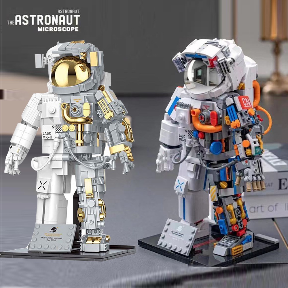 Creative Astronaut Building Blocks Model Kit Moc Mechanical Exploring ...