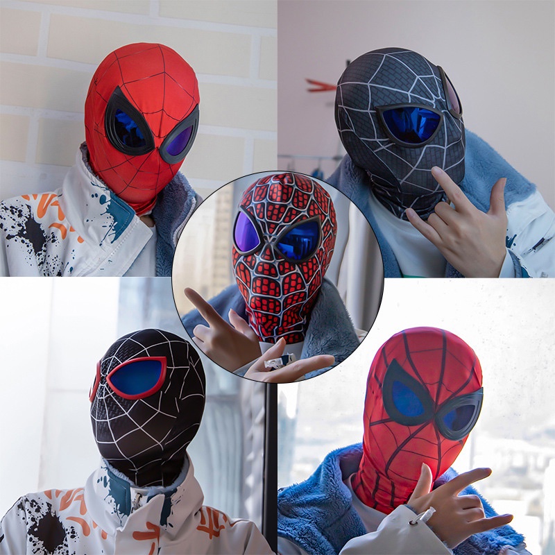 Tik Tok Spider man head mask The Avengers Iron Spiderman No Way Home ...