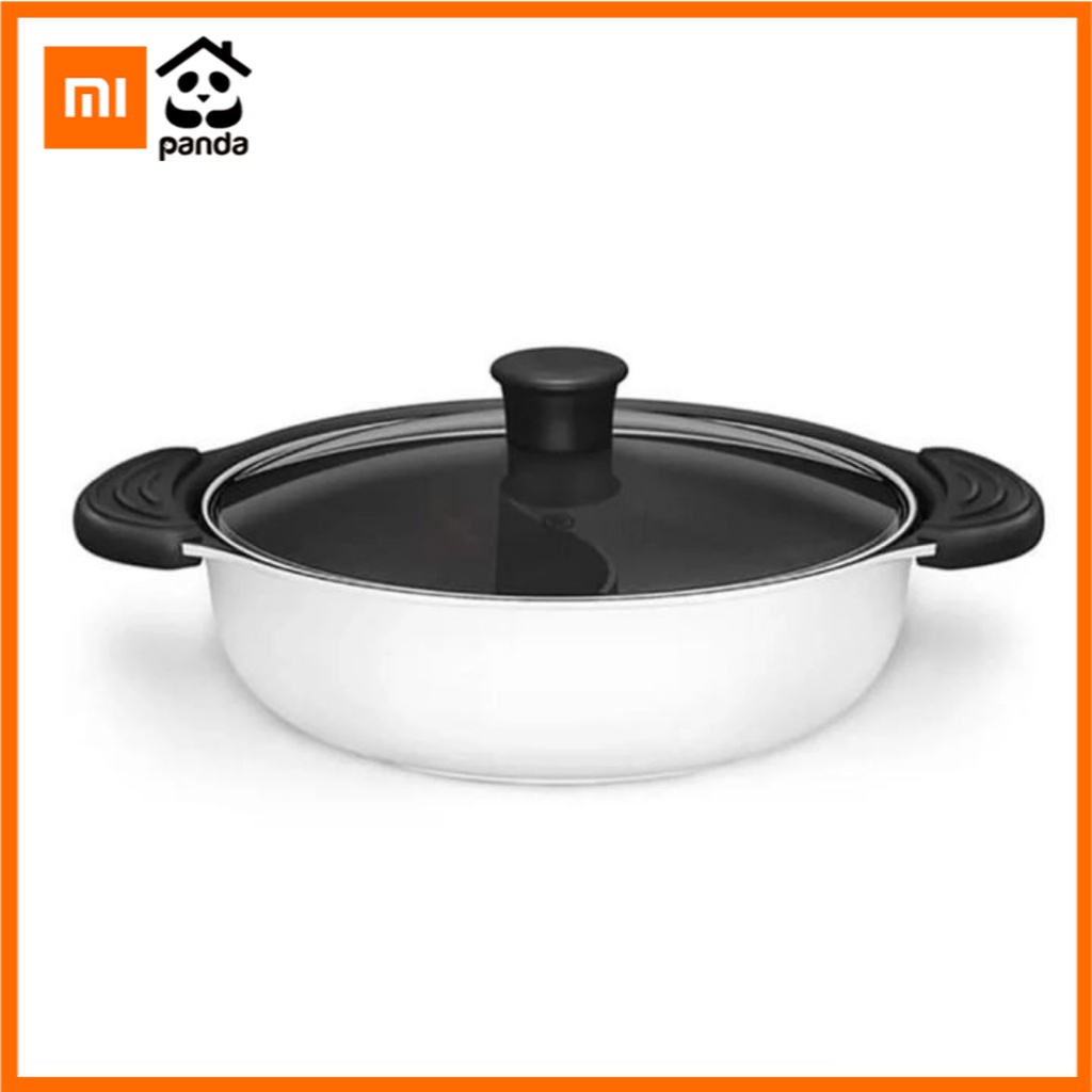 Xiaomi Mandarin duck pot NonStick SShaped Two Flavor Induction Hotpot