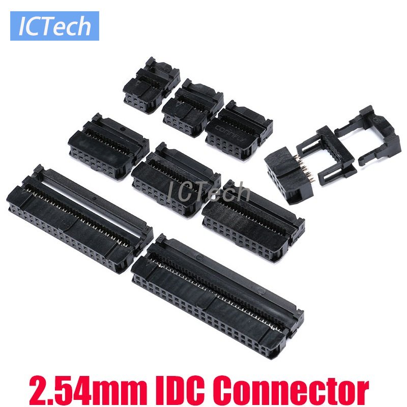 10set FC-6P FC-8P FC-10P FC-14P FC-16P To FC-40P IDC Socket 2x5 Pin ...