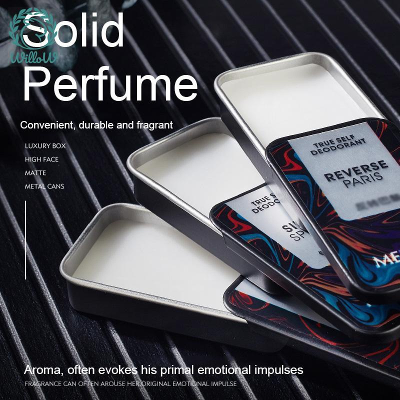 OWO 3pcs/Set Paris Deodorant Kit Silver Mountain Spring Solid Perfume