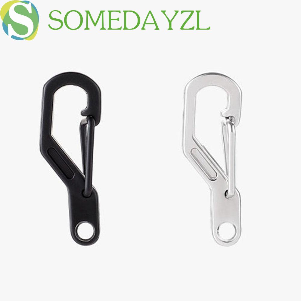 SOMEDAYZL Concise Carabiners Clip Mini Hook Carabiner Zinc Alloy