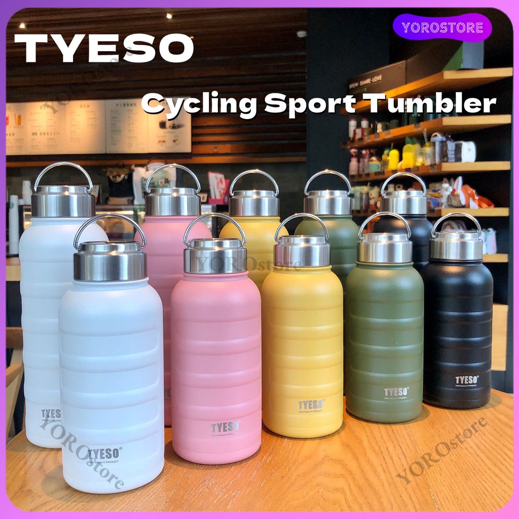 TYESO Sport Tumbler Stainless steel Thermos flask Vacuum Insulated