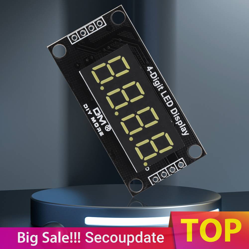 TM1637 LED Display Module 7 Segment Glow Tube Clock 0.36 Inch Digital ...